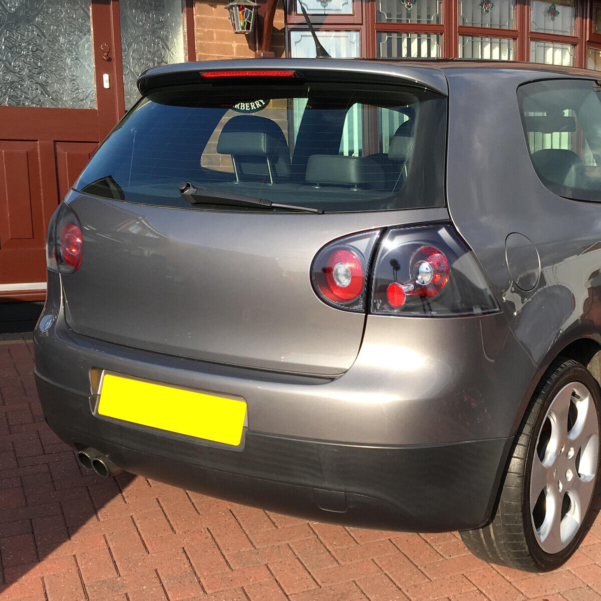 Black Tail Lights MK5 Brake Lamps Left+Right_voghion.com