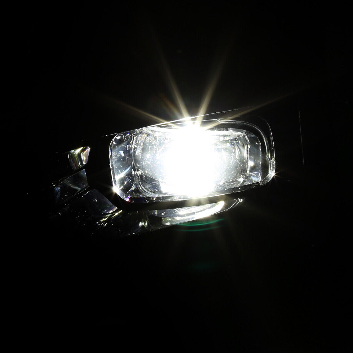 Fog Lights Kicks Clear Projector LED Lamps+Bezel+Switch_voghion.com