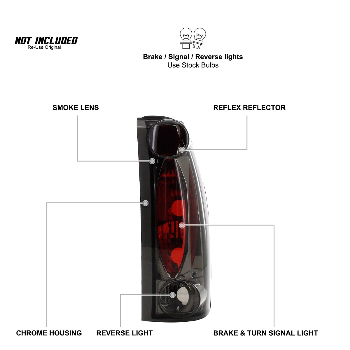 Smoke Tail Lights C/K Left+Right_voghion.com