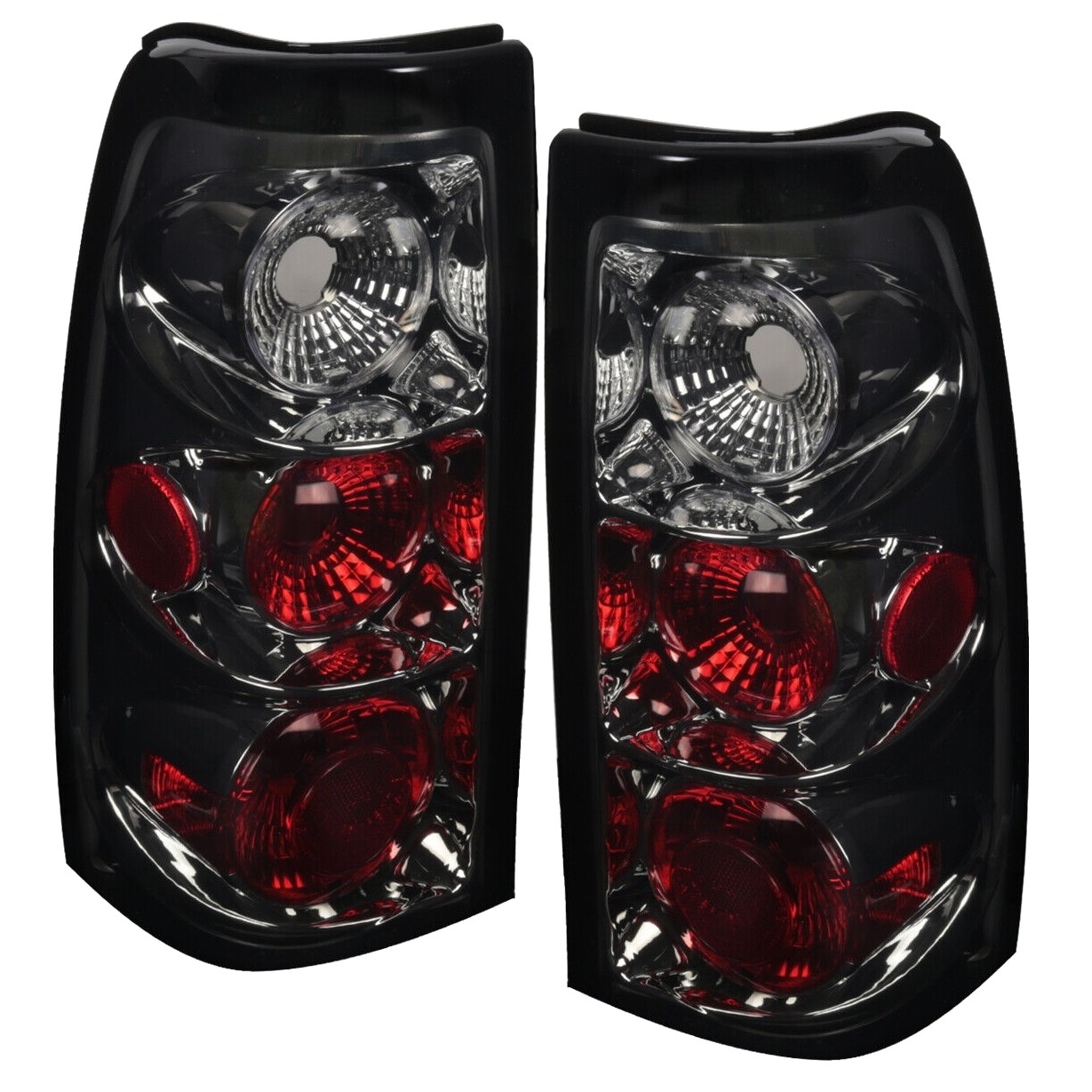 Smoke Tail Lights Rear Brake Lamp Left+Right_voghion.com