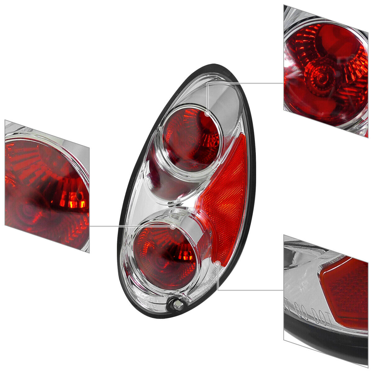 Tail Lights Brake Lamps Left+Right_voghion.com