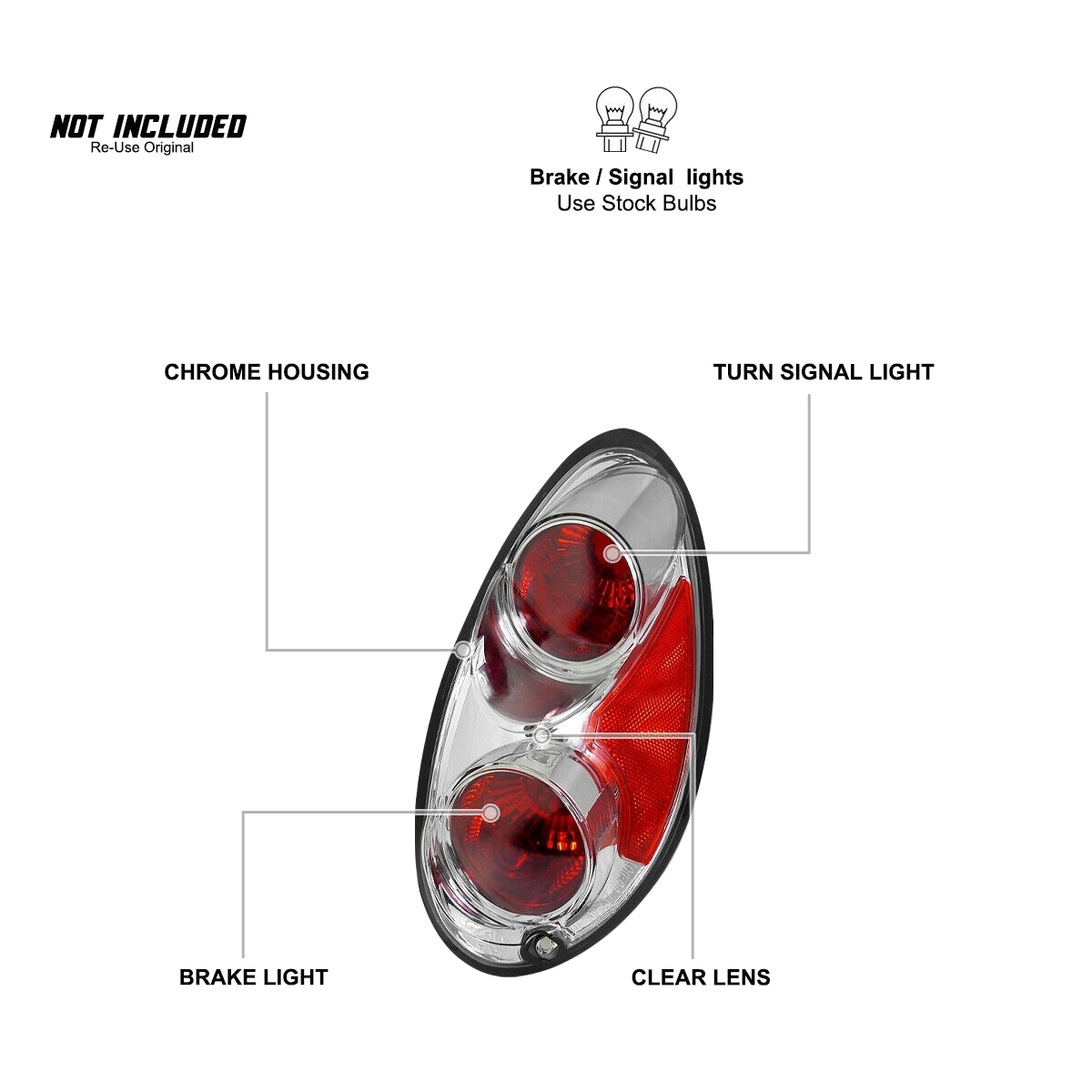 Tail Lights Brake Lamps Left+Right_voghion.com
