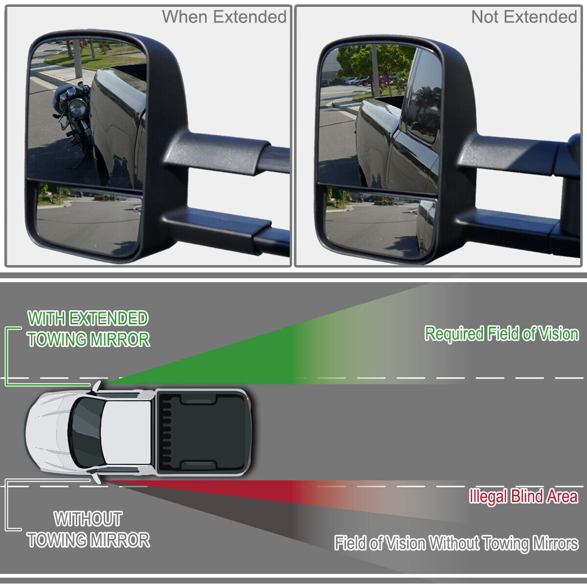 Tow Mirror Sierra Power Heated+Smoke LED Signal_voghion.com