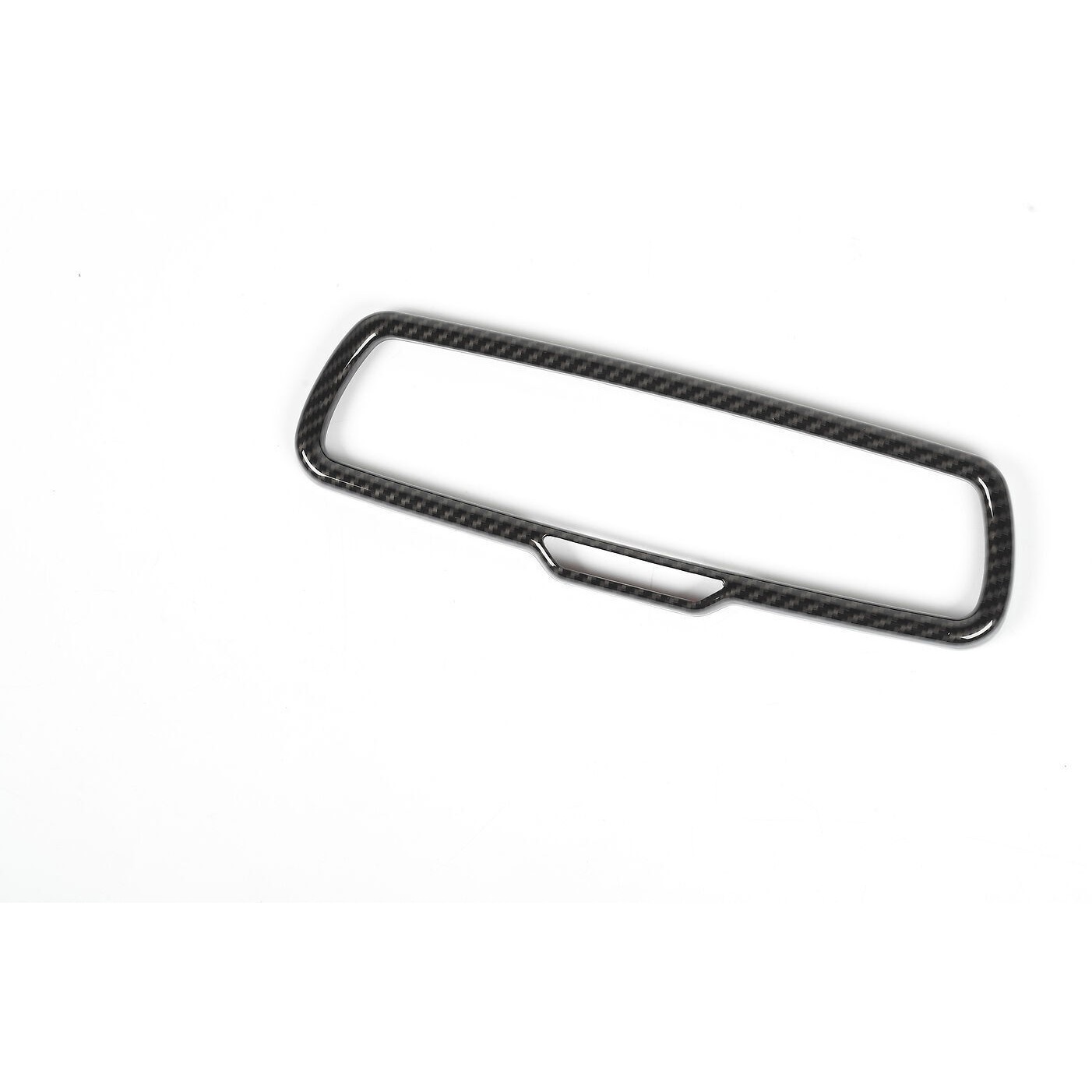 Carbon Fiber Inner Rear View Mirror Frame Decor Trim_voghion.com