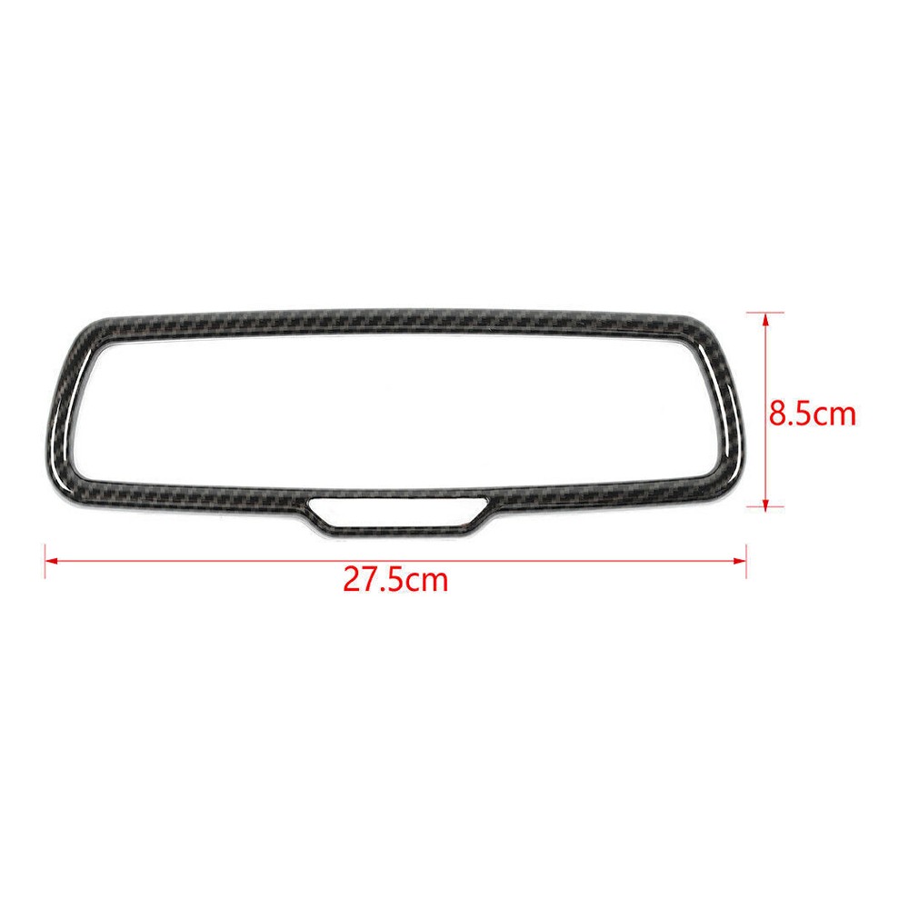 Carbon Fiber Inner Rear View Mirror Frame Decor Trim_voghion.com