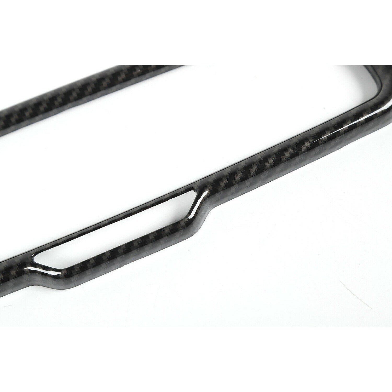 Carbon Fiber Inner Rear View Mirror Frame Decor Trim_voghion.com