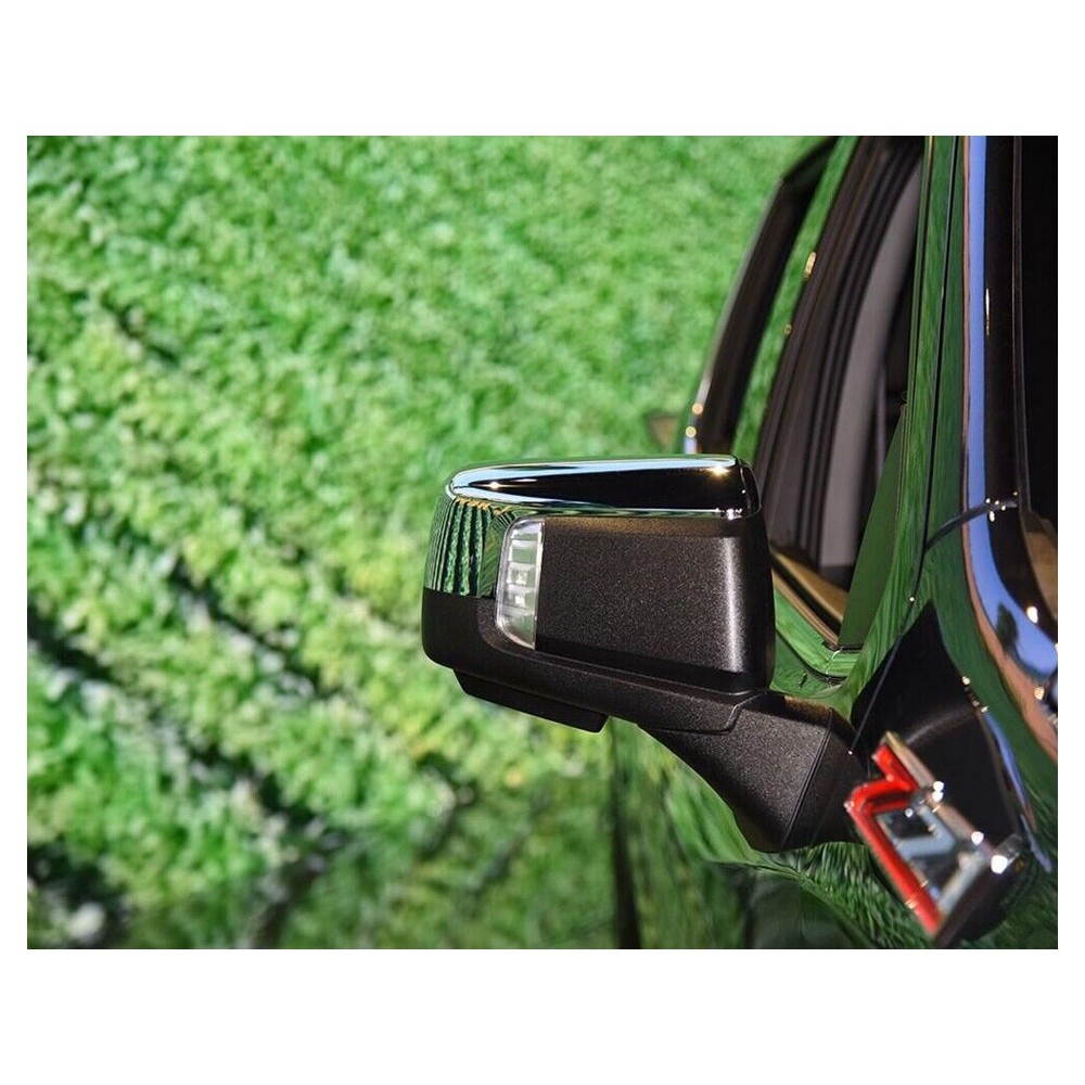 Chrome Top Half Mirror Cover Trim_voghion.com