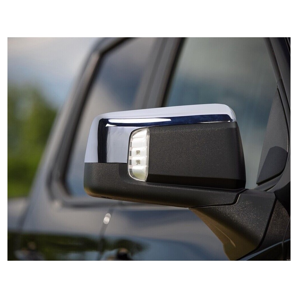 Chrome Top Half Mirror Cover Trim_voghion.com