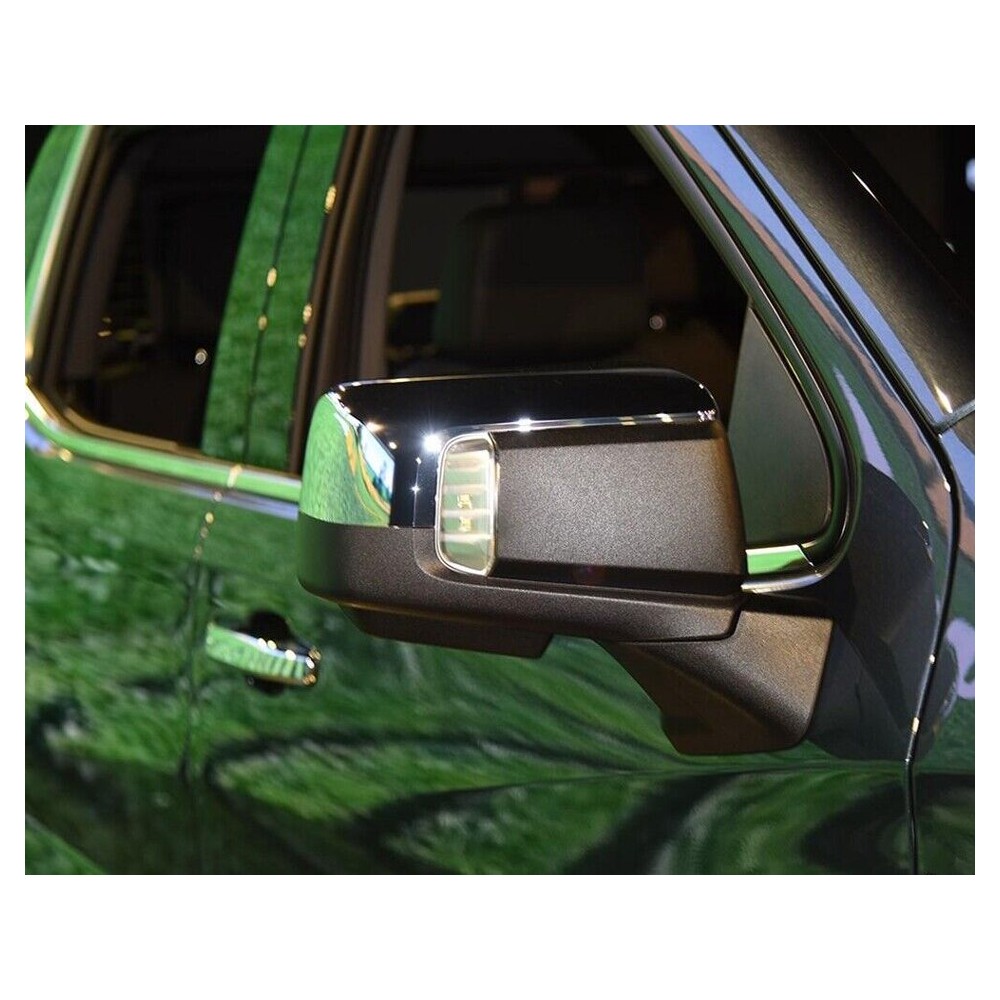 Chrome Top Half Mirror Cover Trim_voghion.com