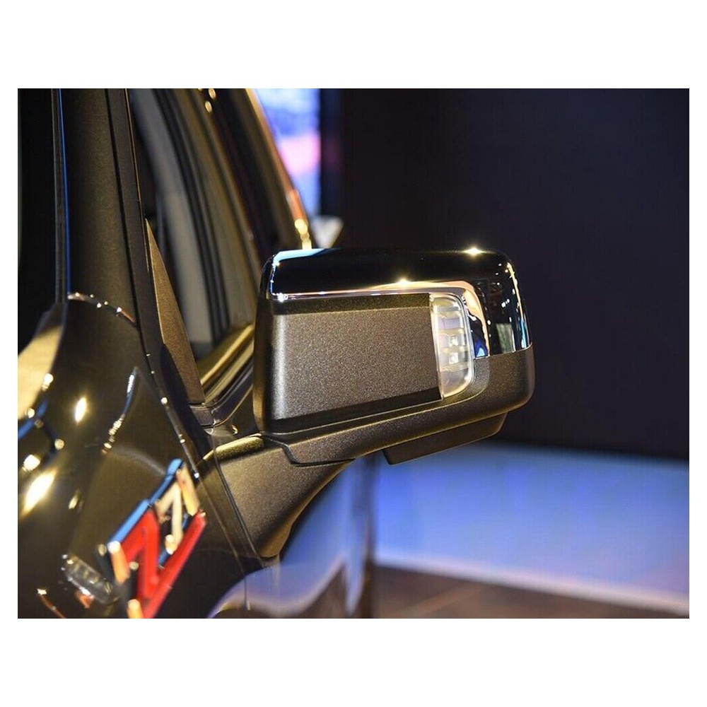 Chrome Top Half Mirror Cover Trim_voghion.com