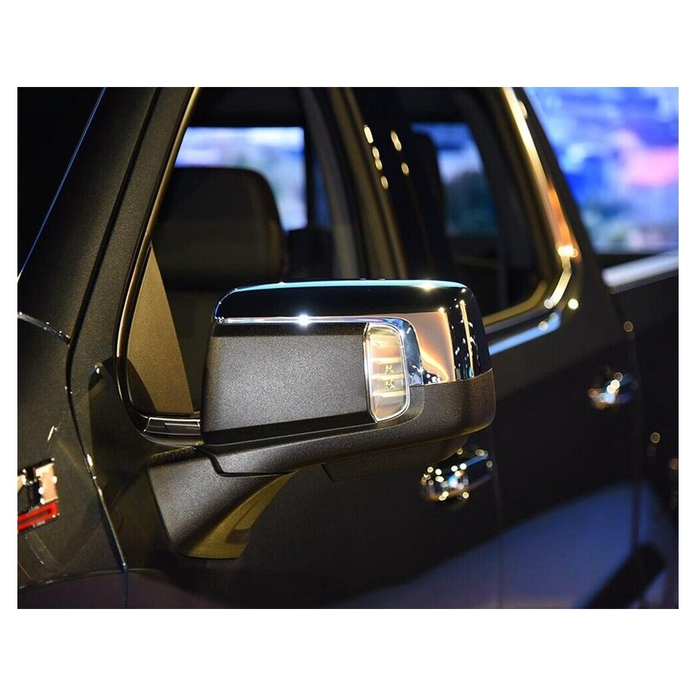 Chrome Top Half Mirror Cover Trim_voghion.com