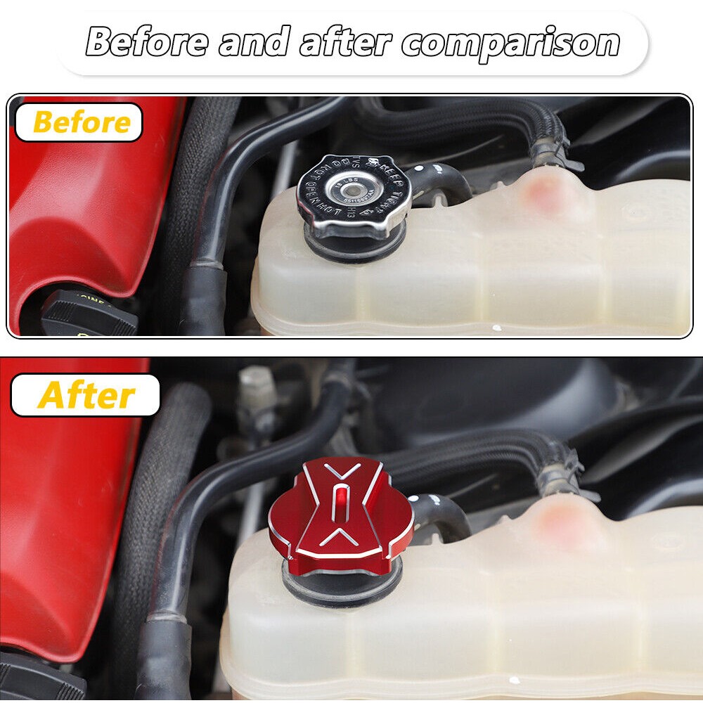 09+ Radiator Cap/Engine Oil Cover Accessories_voghion.com