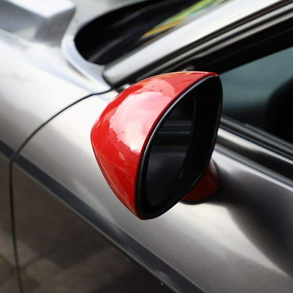 Side Mirror Cover Decals Rearview Mirrors Trim Sticker 09+_voghion.com