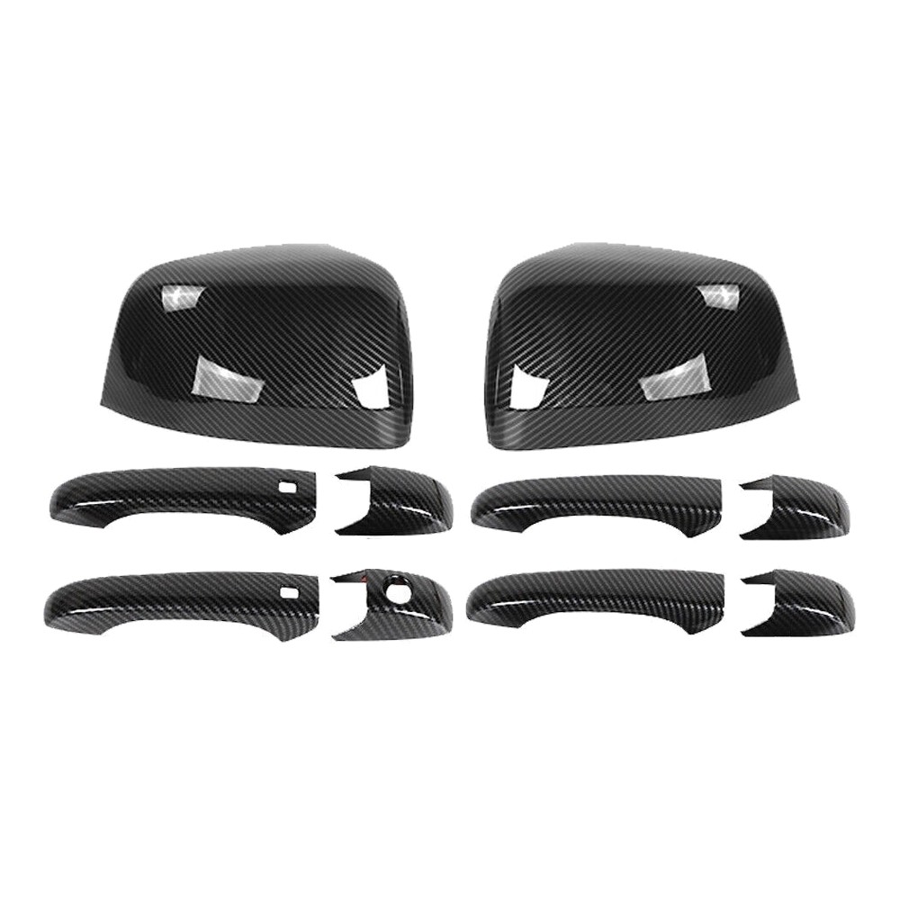 10x Door Handle Cover Rearview Mirror Shell Doge Durango_voghion.com