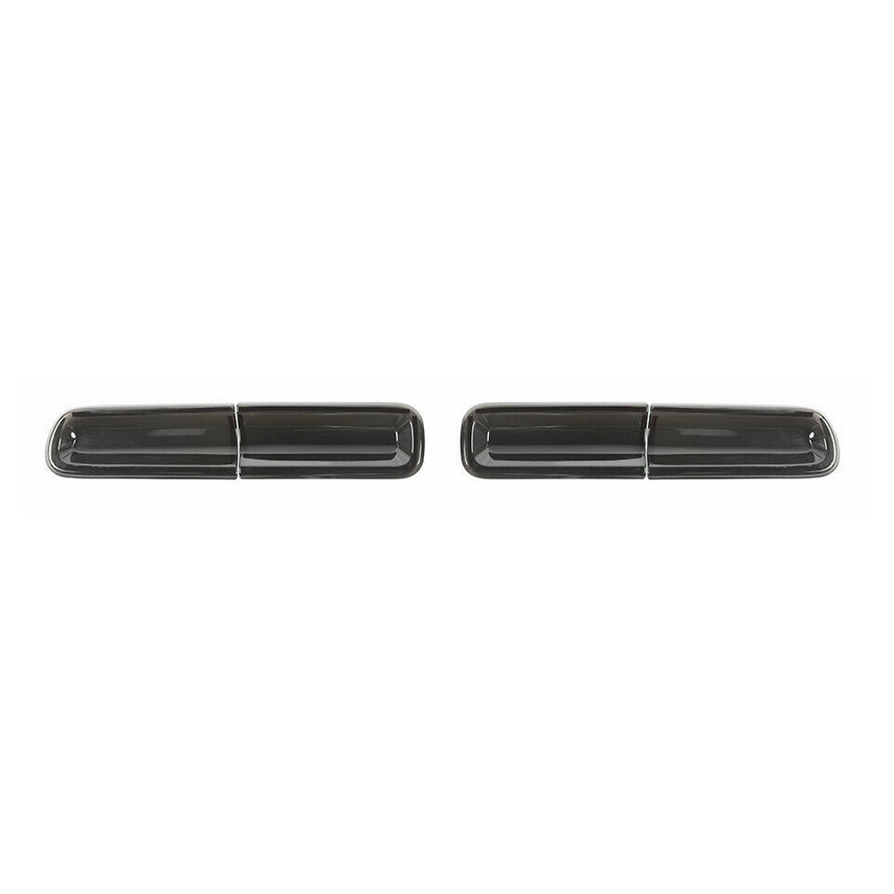 4x Tail Light Covers Rear Light Guards Trim Smoked Black_voghion.com