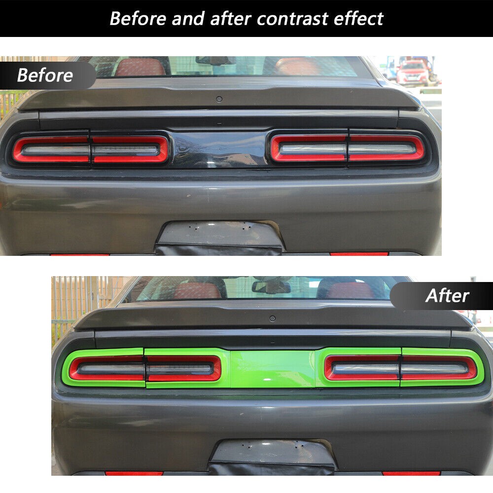 Green Rear Tail Light Lamp Cover Trim Accessories_voghion.com