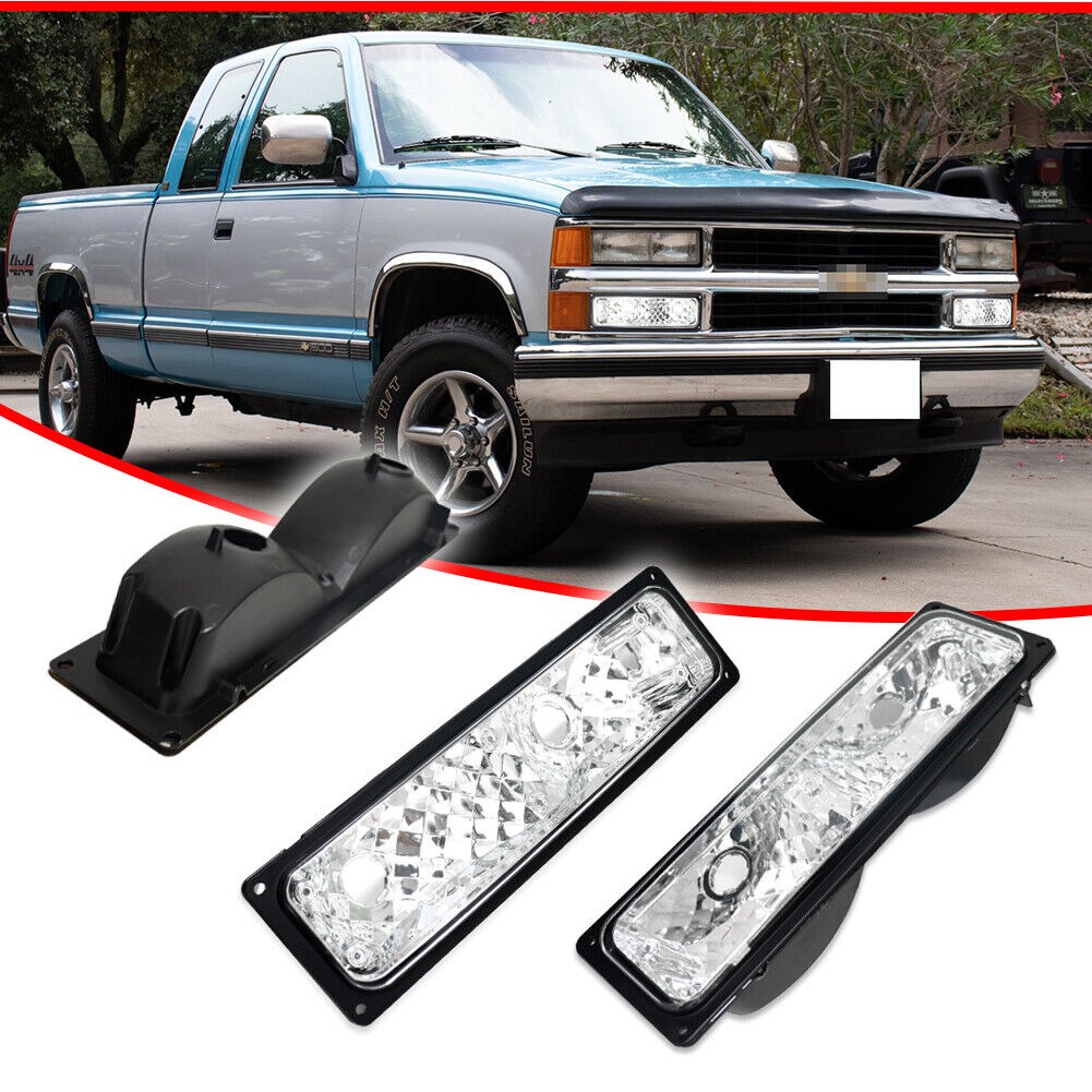 Chrome Corner Parking Signal Lights C/K_voghion.com