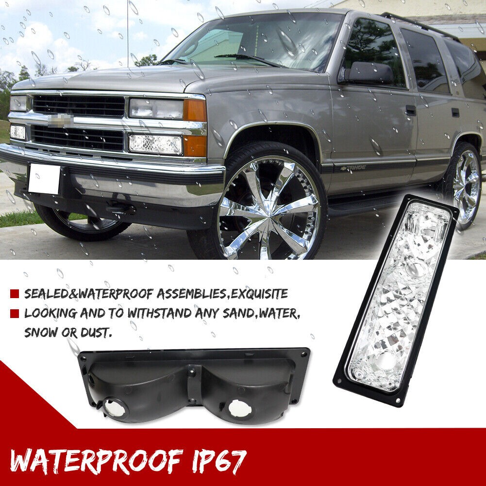 Chrome Corner Parking Signal Lights C/K_voghion.com