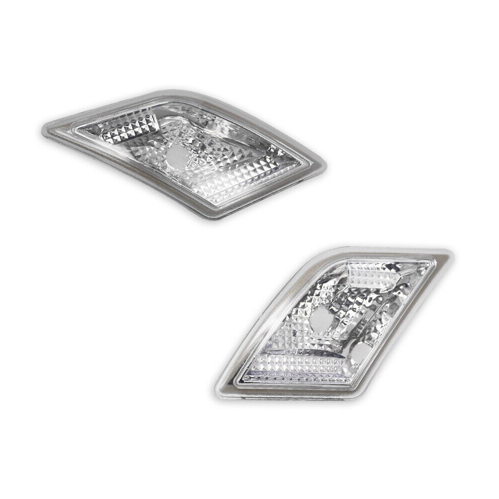 Style Clear Lens Front Side Marker Lights W204_voghion.com