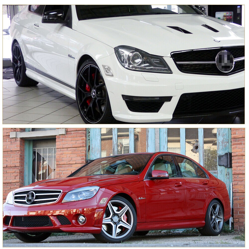 Style Clear Lens Front Side Marker Lights W204_voghion.com