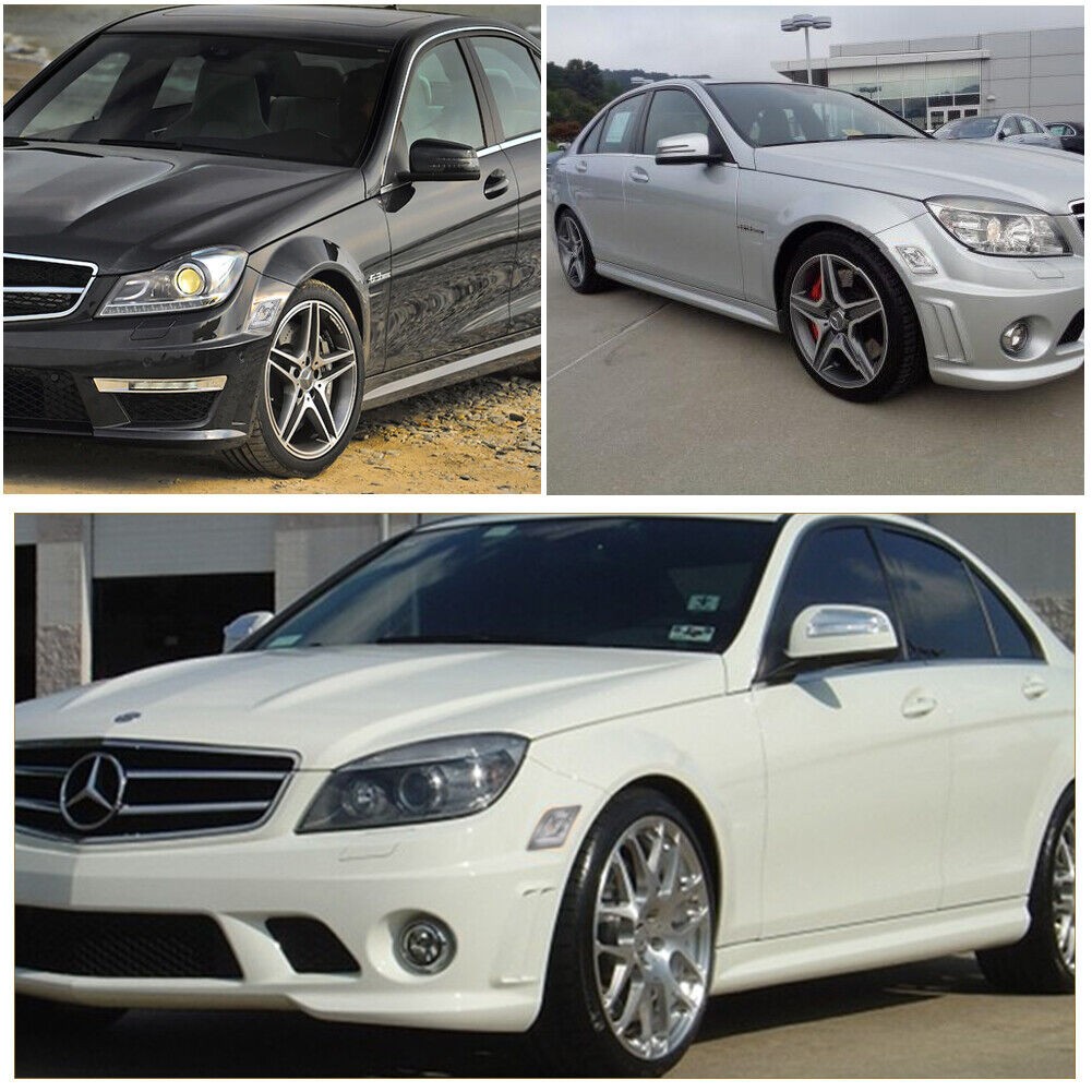 Style Clear Lens Front Side Marker Lights W204_voghion.com