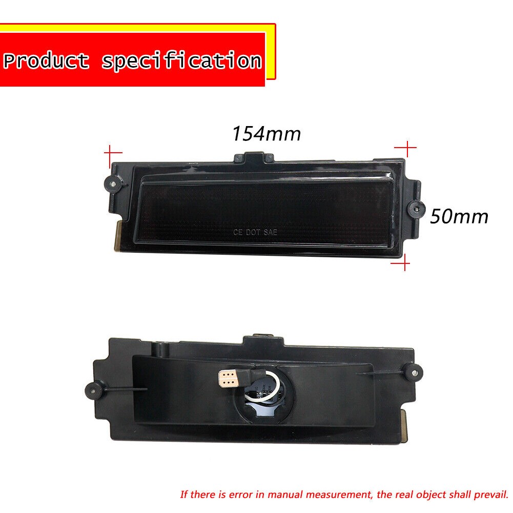 Smoke Full LED Amber Front Side Marker Lights_voghion.com