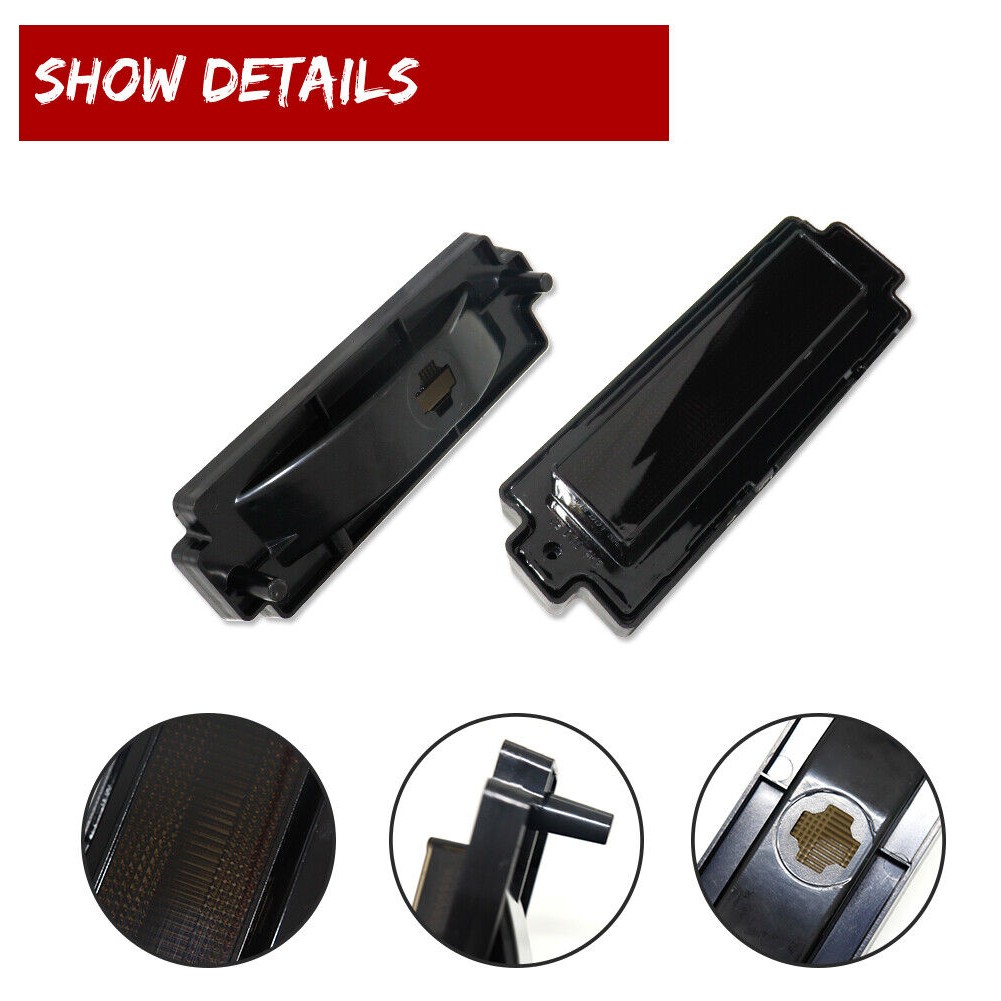 Smoked Front & Rear Fender Side Marker Lights_voghion.com