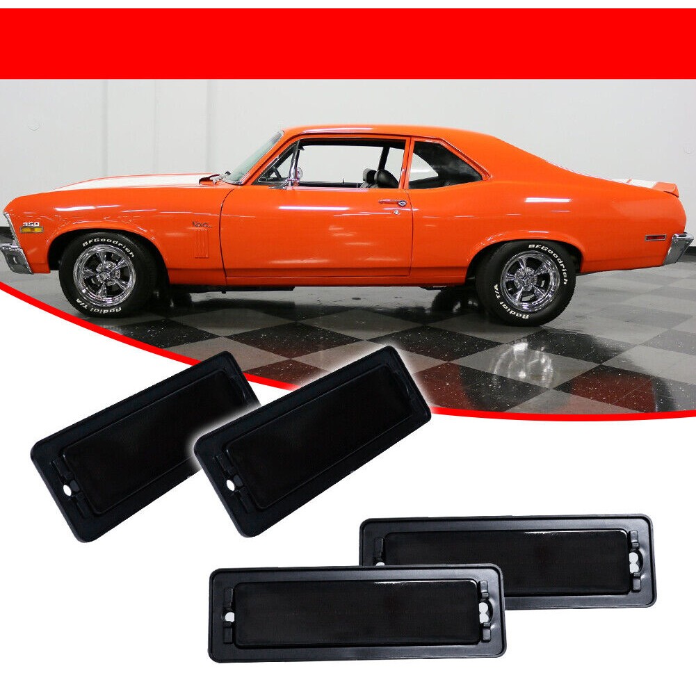 Smoke Front Amber Rear Red LED Bumper Side Marker Light_voghion.com
