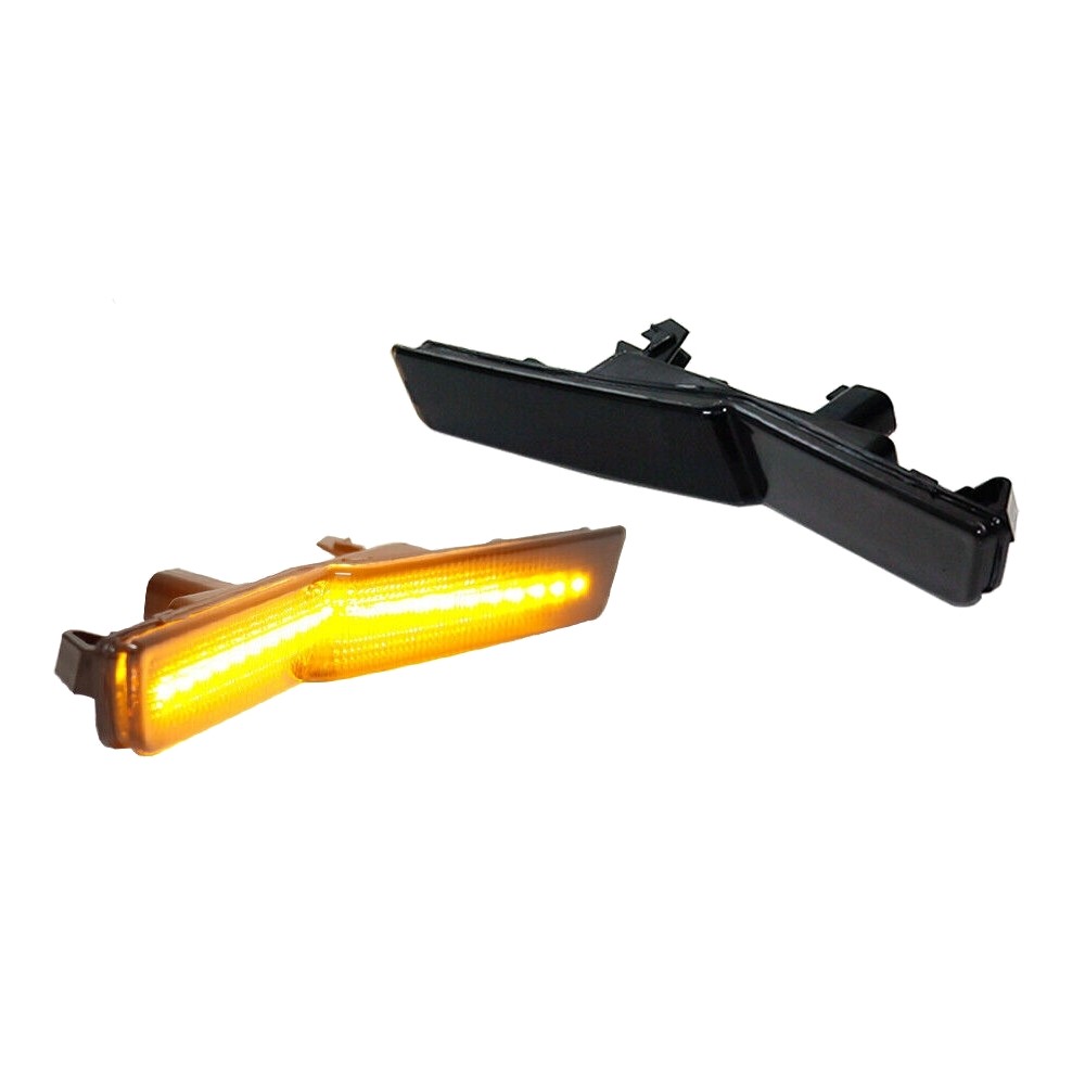 Smoked LED Front Side Marker Lights Widebody RT_voghion.com