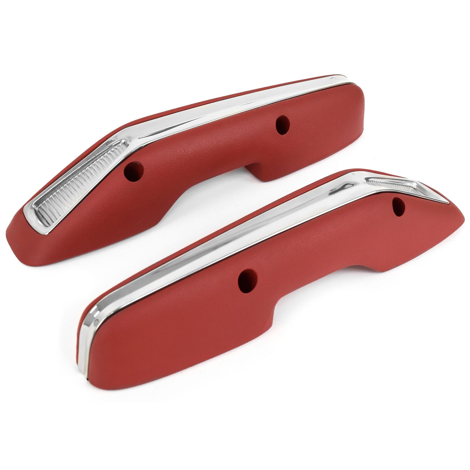 For 63-64 Falcon 63-64 Ranchero 63 Comet Comet Arm Pad Red With Stainless_voghion.com