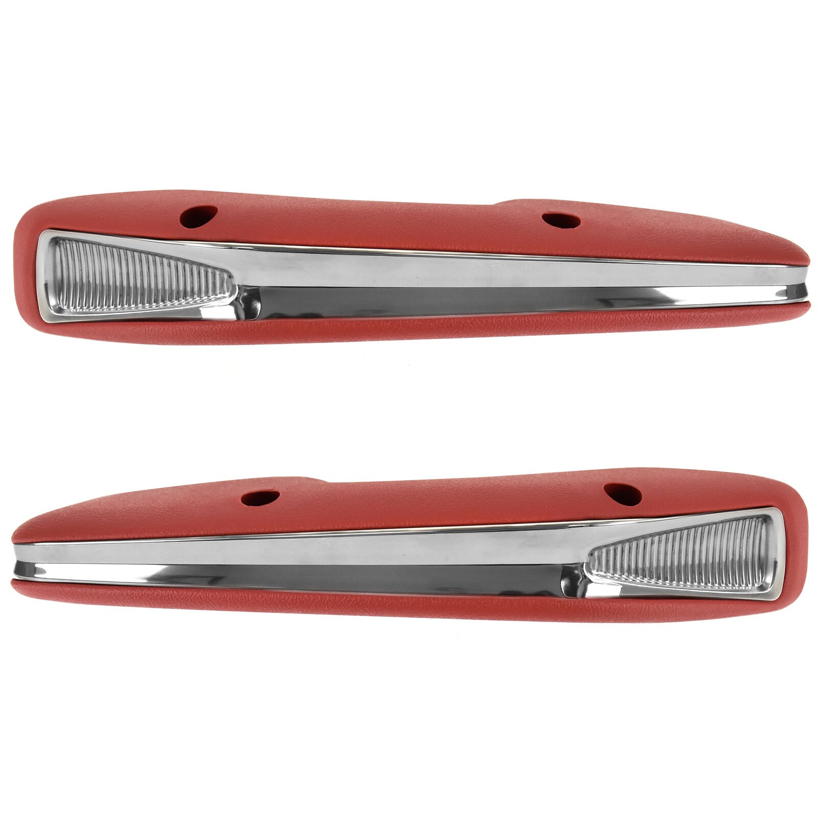 For 63-64 Falcon 63-64 Ranchero 63 Comet Comet Arm Pad Red With Stainless_voghion.com