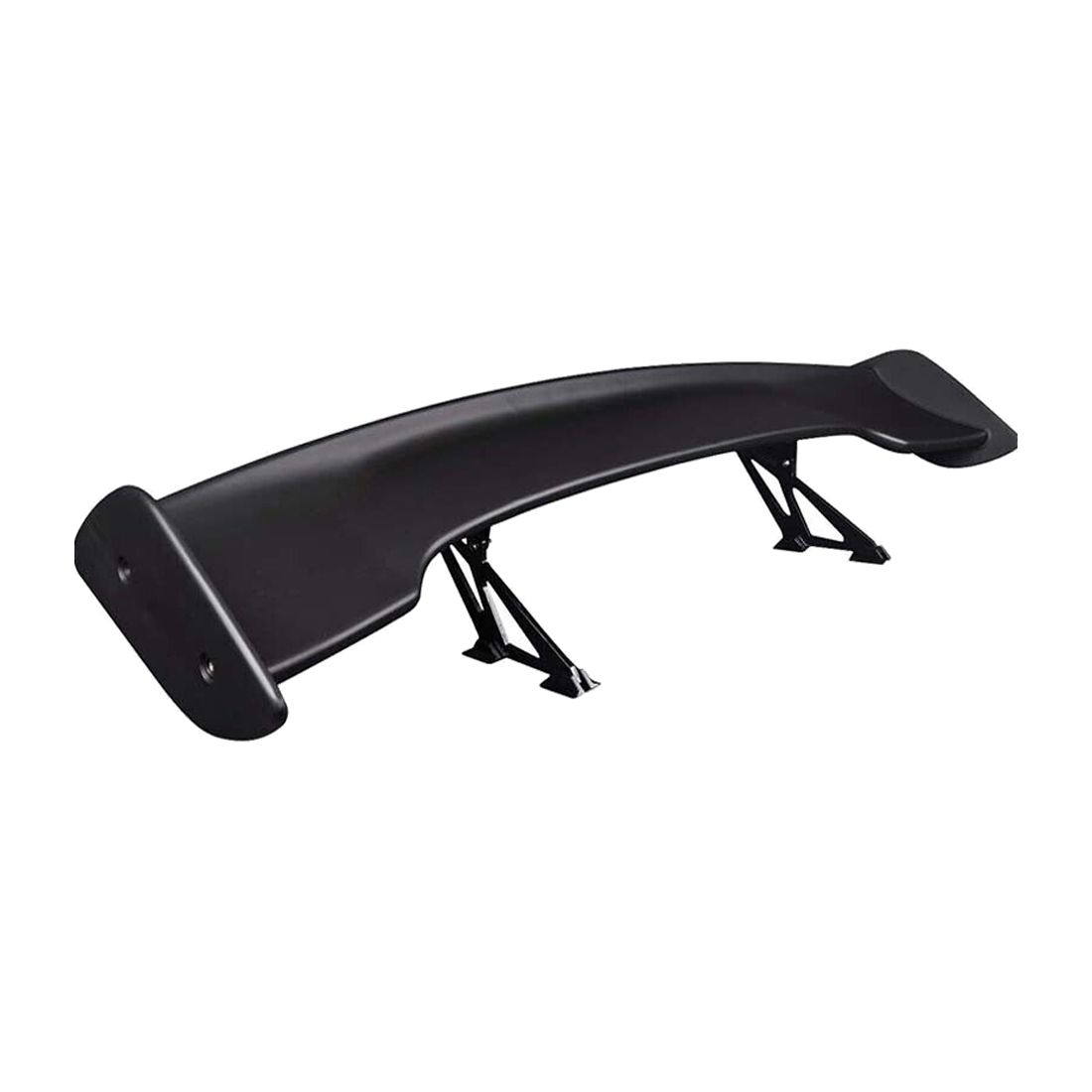 Universal 57" ABS GT Style JDM Adjustable Unpainted Rear Trunk Spoiler Wing_voghion.com