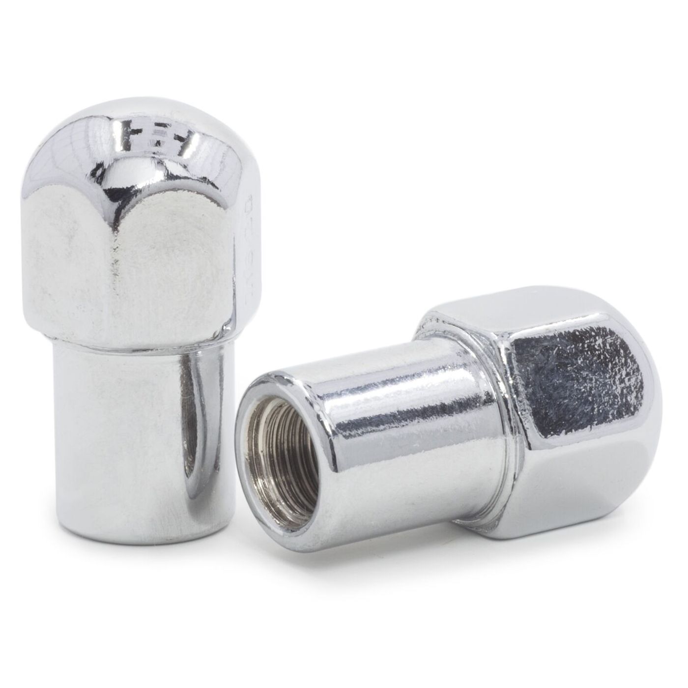 2 Sets Of - Lug Nuts 12x1.5 Chrome Dome Top Shank Offset Washers_voghion.com