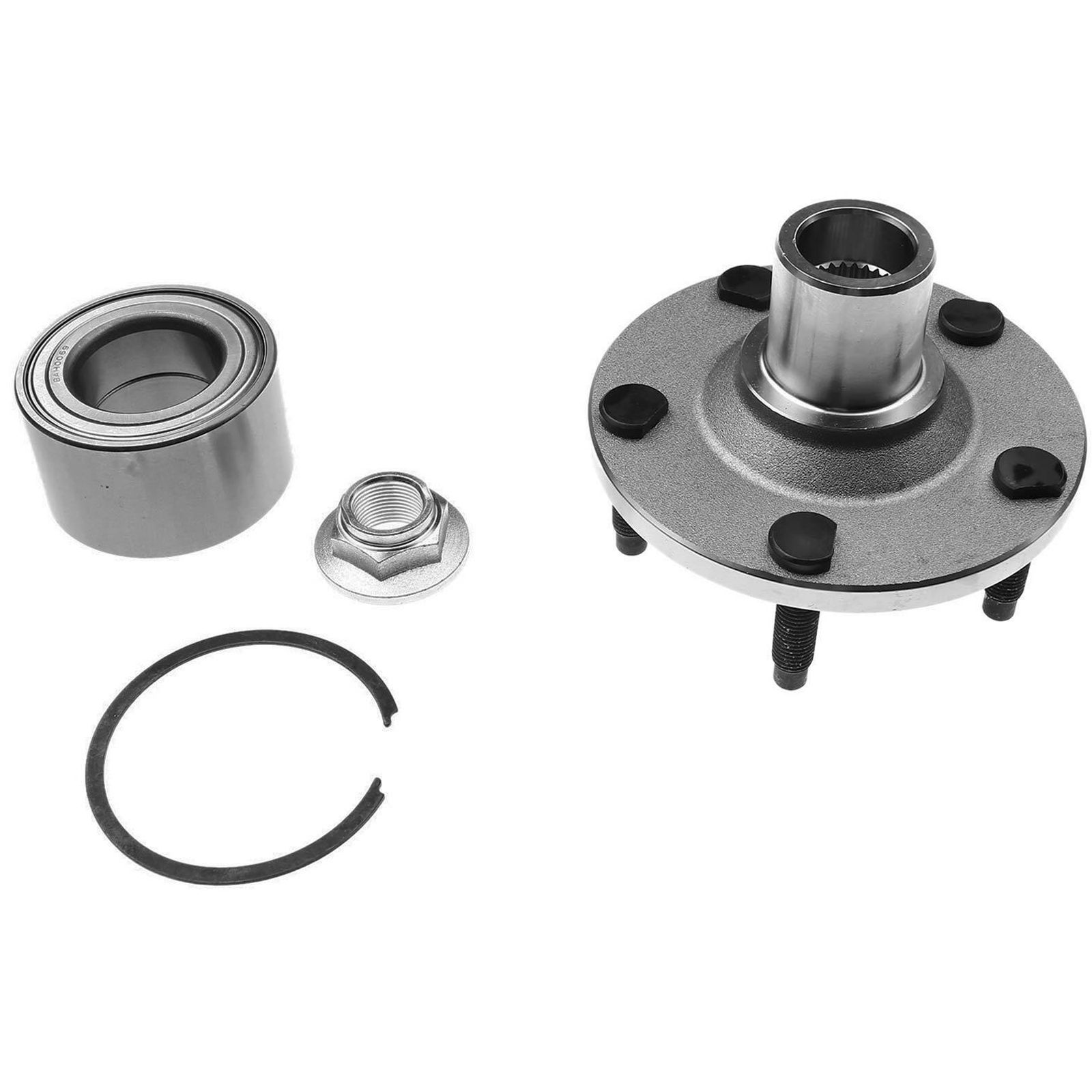 2x Front Wheel Hub And Bearing Assembly Escape 2001-2012 Mazda Tribute_voghion.com