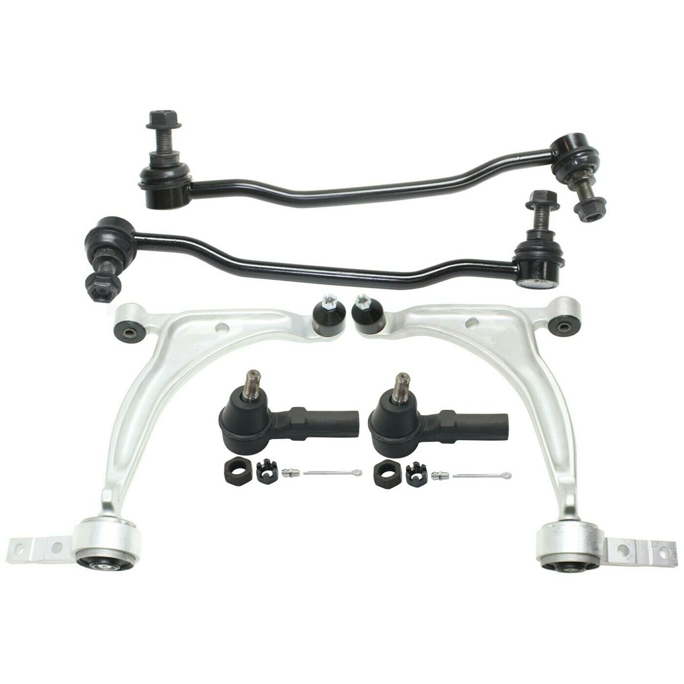 Lower Control Arm Ball Joint Sway Bar Link Outer Tie Rod Set For Altima Maxima_voghion.com
