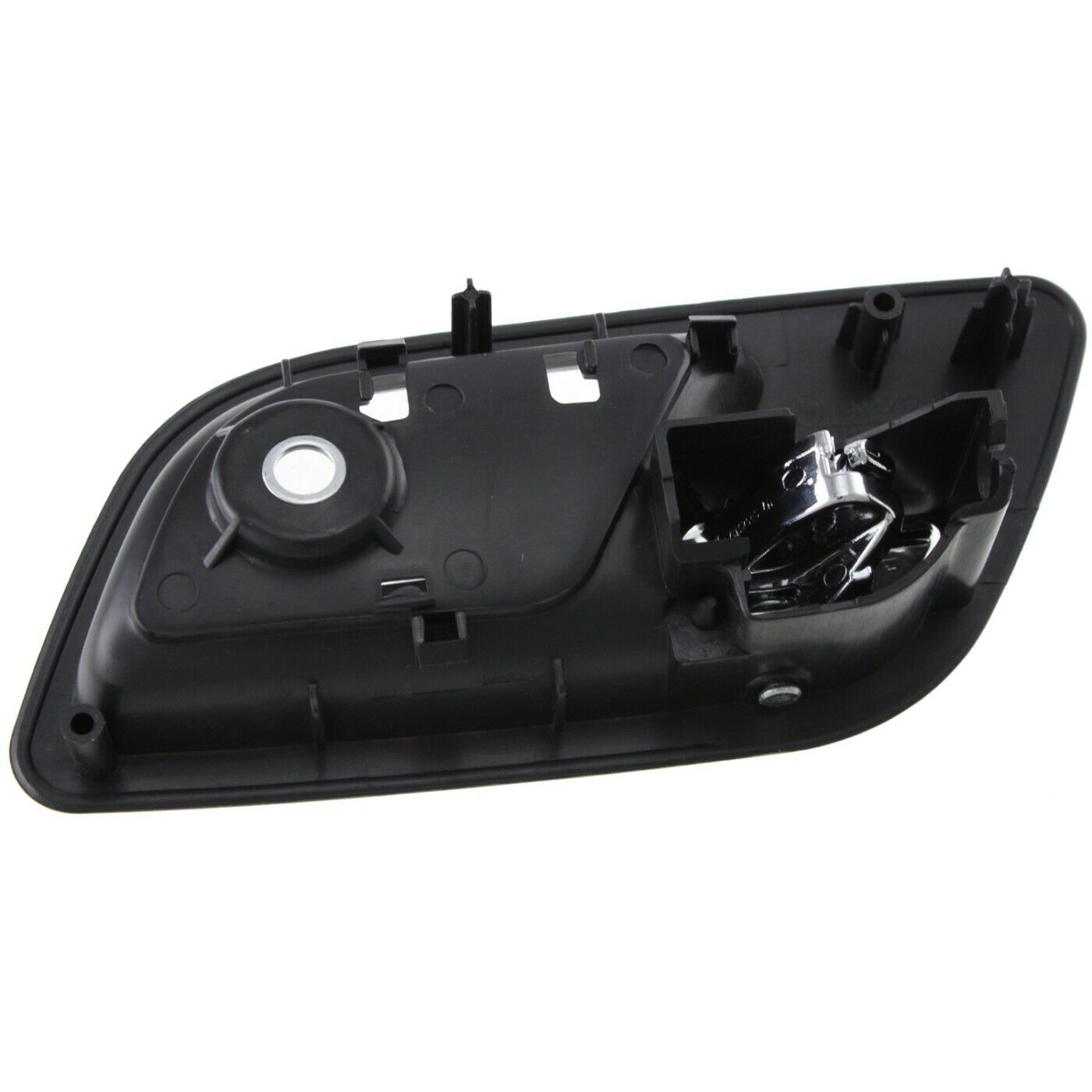 Interior Door Handle For 2007-2014 Chevrolet GMC Small Hole Black Chrome_voghion.com