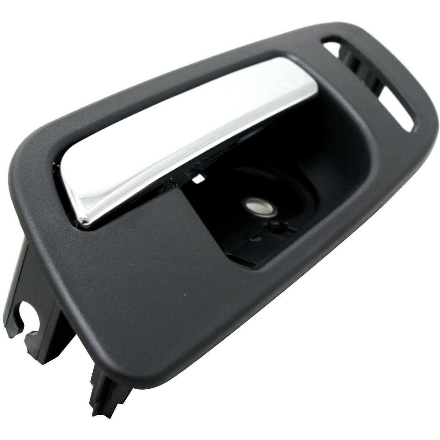 Interior Door Handle For 2007-2014 Chevrolet GMC Small Hole Black Chrome_voghion.com