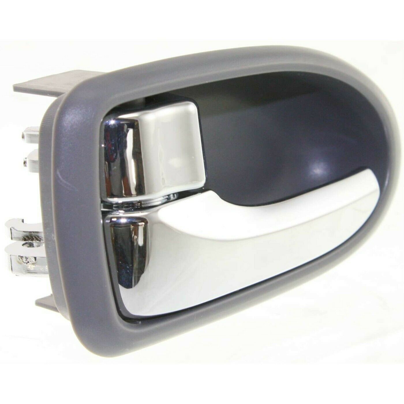 Front Chrome & Gray Interior Inside Door Handle Left Driver For 2000-2006 MPV_voghion.com